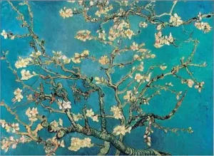 "Mandorlo in fiore", opera di Vincent Van Gogh. Olio su tela. https://www.labottegadiemy.com/mandorlo-in-fiore/